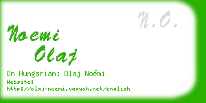 noemi olaj business card